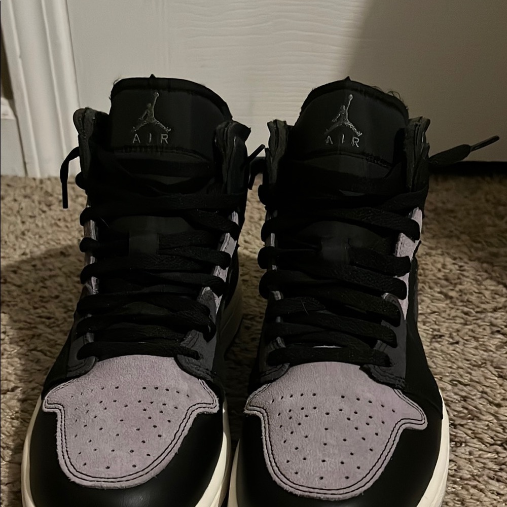 Air Jordan Black and Gray Sneakers